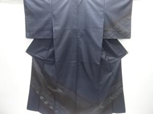 アンティーク　花菱模様本場大島紬着物(染)